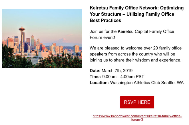 Signup for the Keiretsu Family Office Network
